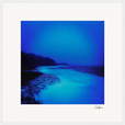 Nocturne Velvet Framed print 50x50 cm / 20x20″ White frame 7