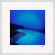 Nocturne Velvet Framed print 50x50 cm / 20x20″ White frame 8