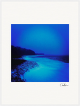 Nocturne Velvet Framed print 60x80 cm / 24x32″ White frame 10