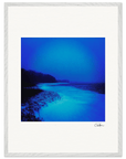 Nocturne Velvet Framed print 60x80 cm / 24x32″ White frame 19