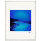 Nocturne Velvet Framed print 60x80 cm / 24x32″ White frame 19