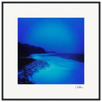 Nocturne Velvet Framed print 70x70 cm / 28x28″ Black frame 43