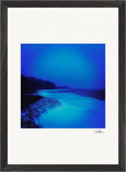 Nocturne Velvet Framed print A3 (29.7 x 42  cm) Black frame 42