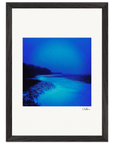 Nocturne Velvet Framed print A3 (29.7 x 42 cm) Black frame 42