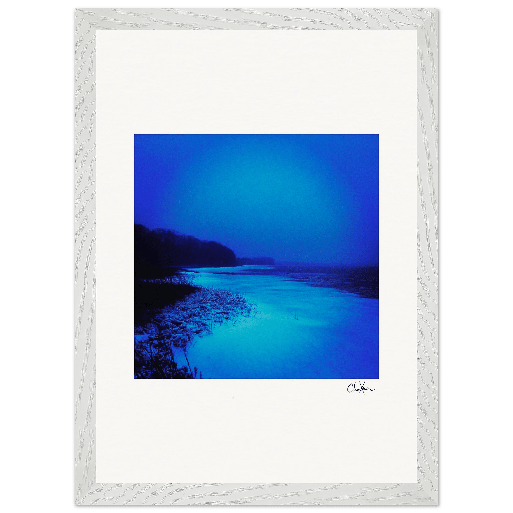 Nocturne Velvet Framed print A3 (29.7 x 42 cm) White frame 18
