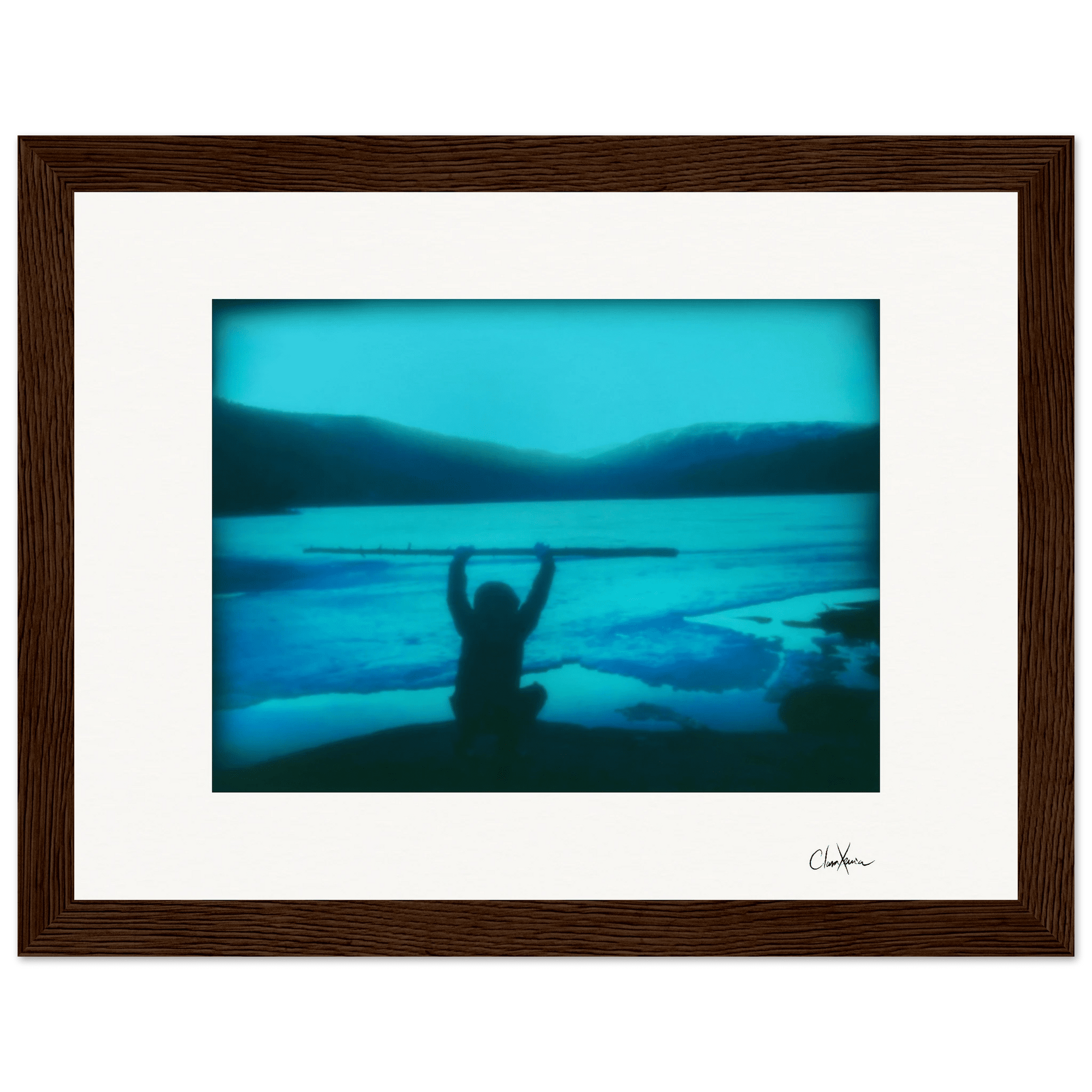 Northern Soul Framed print 15x20 cm / 6x8″ Dark wood frame 46