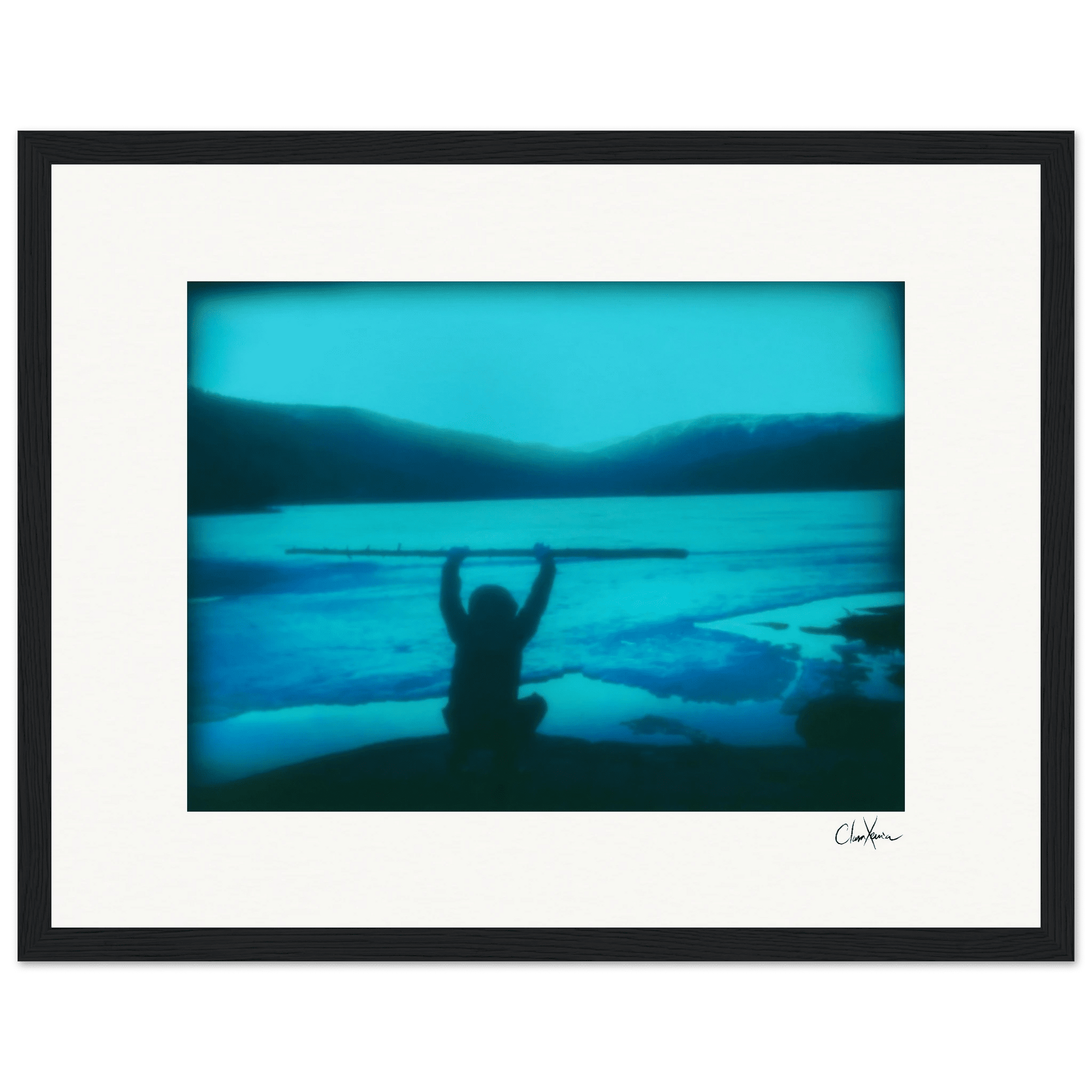 Northern Soul Framed print 27x35 cm / 11x14″ Black frame 80