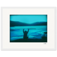 Northern Soul Framed print 27x35 cm / 11x14″ White frame 12