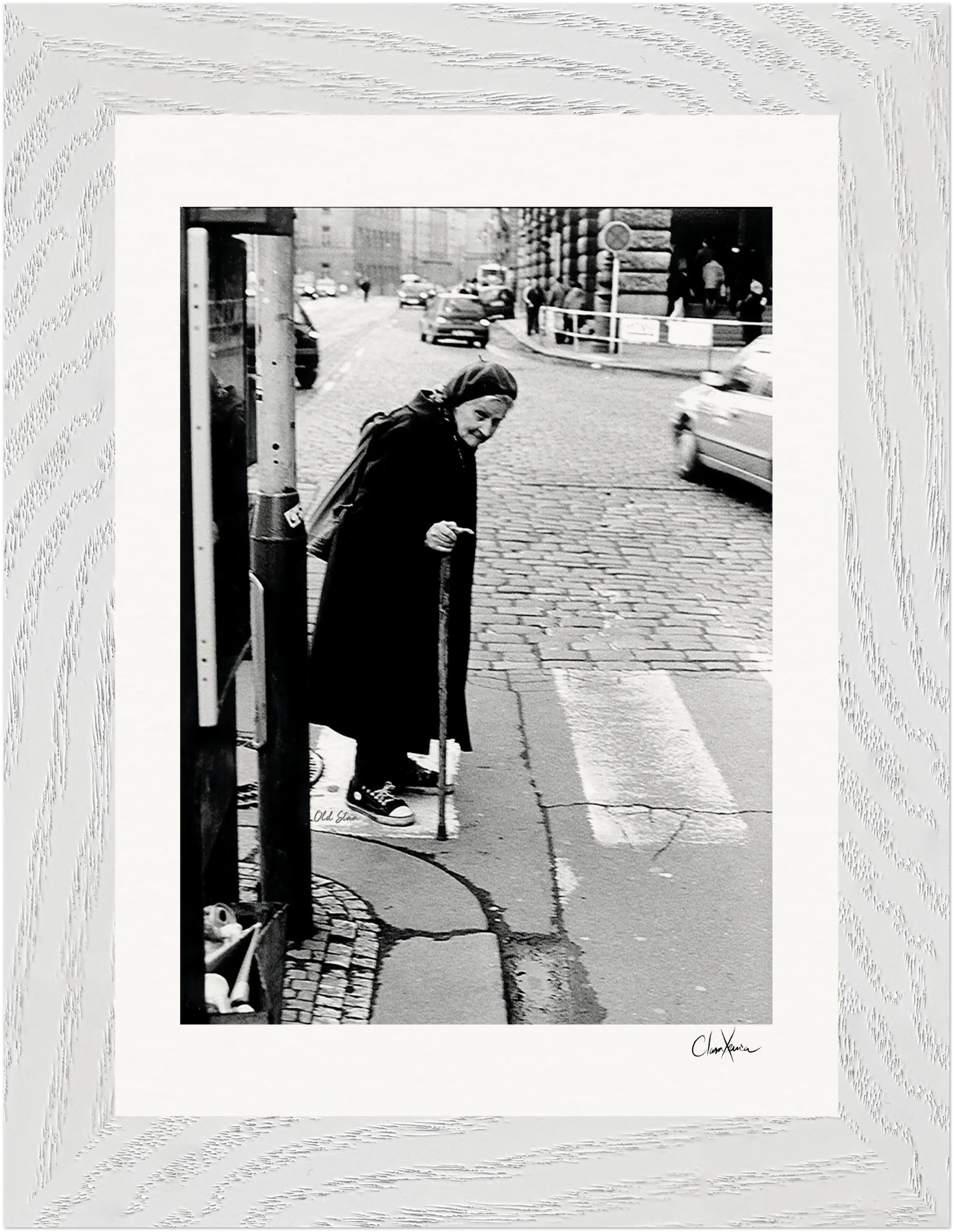 Old Star Framed print 13x18 cm / 5x7″ White frame 6