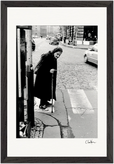Old Star Framed print 30x40 cm / 12x16″ Black frame 45