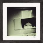 On the Road Framed print 30x30 cm / 12x12″ Black frame 28