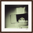 On the Road Framed print 30x30 cm / 12x12″ Dark wood frame 28