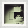 On the Road Framed print 30x30 cm / 12x12″ White frame 8