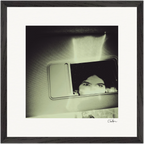 On the Road Framed print 40x40 cm / 16x16″ Black frame 30