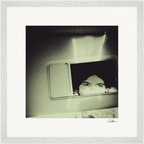 On the Road Framed print 40x40 cm / 16x16″ White frame 10