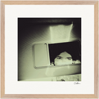 On the Road Framed print 40x40 cm / 16x16″ Wood frame 20