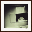 On the Road Framed print 50x50 cm / 20x20″ Dark wood frame 32