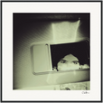On the Road Framed print 70x70 cm / 28x28″ Black frame 44