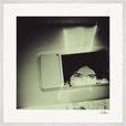 On the Road Framed print 70x70 cm / 28x28″ White frame 14
