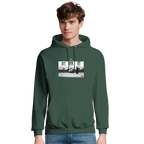 Oneness - "The Urban Matrix" Hoodie Bottle Green XS 11