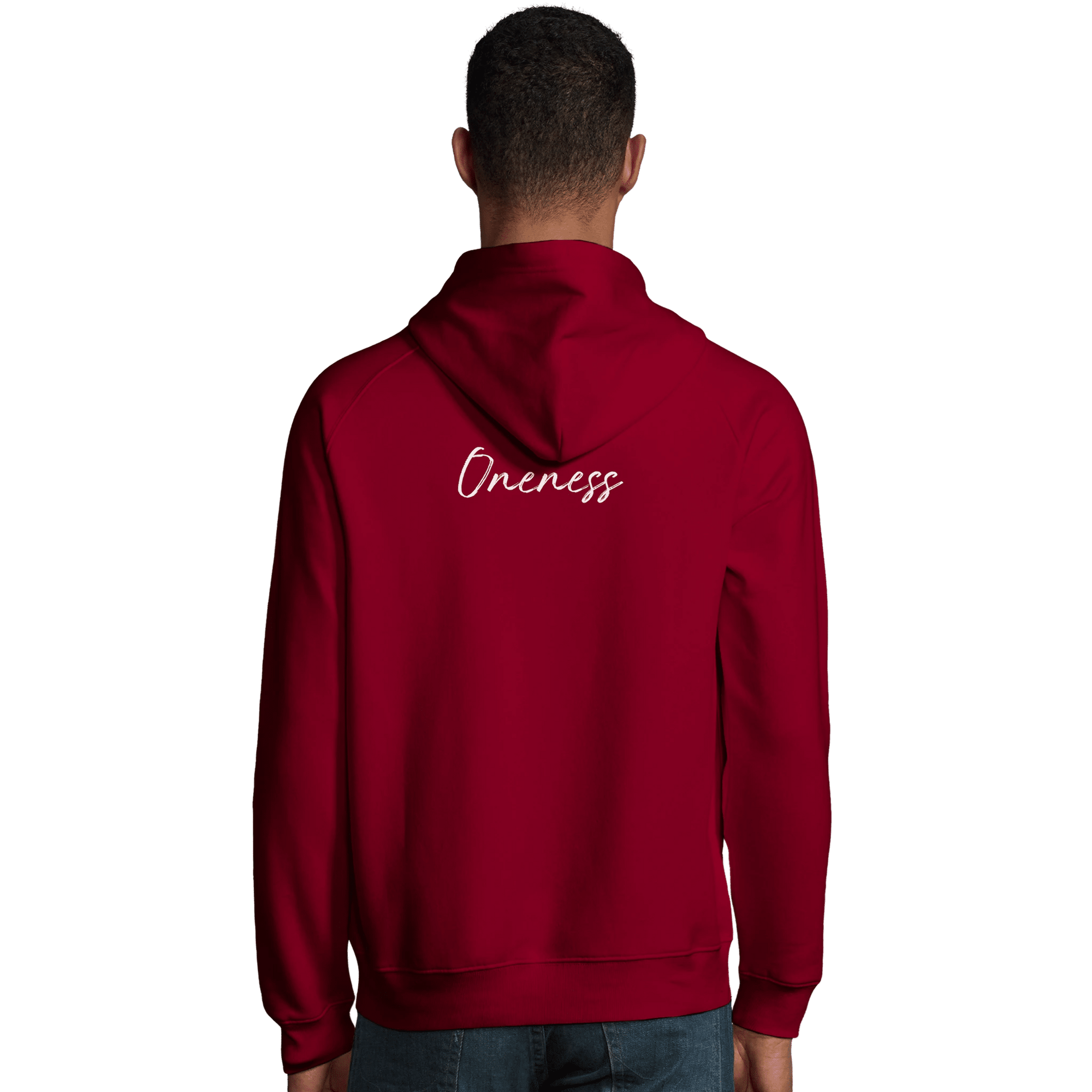 Oneness - "The Urban Matrix" Hoodie Burgundy XS 4