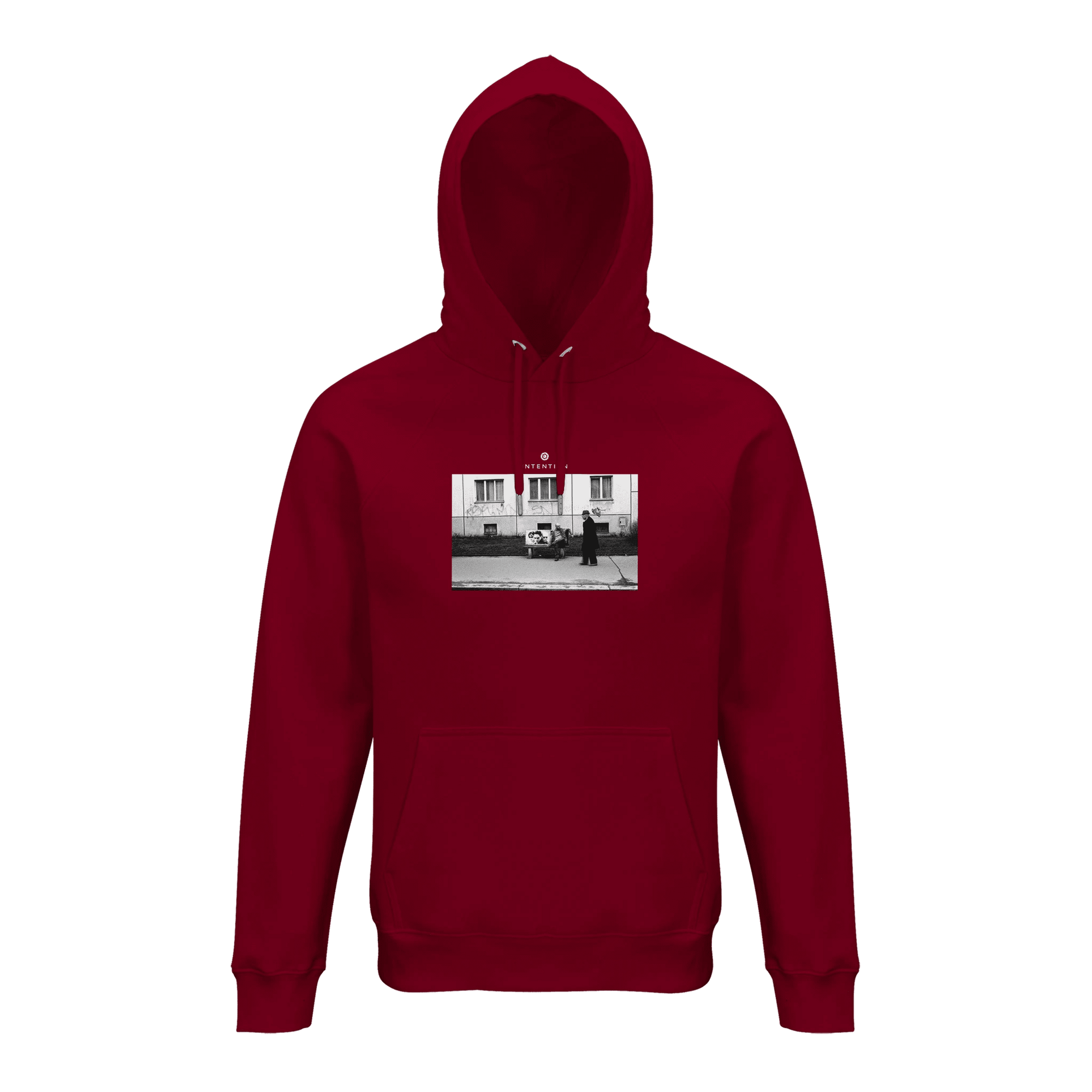 Oneness - "The Urban Matrix" Hoodie Burgundy XS 1