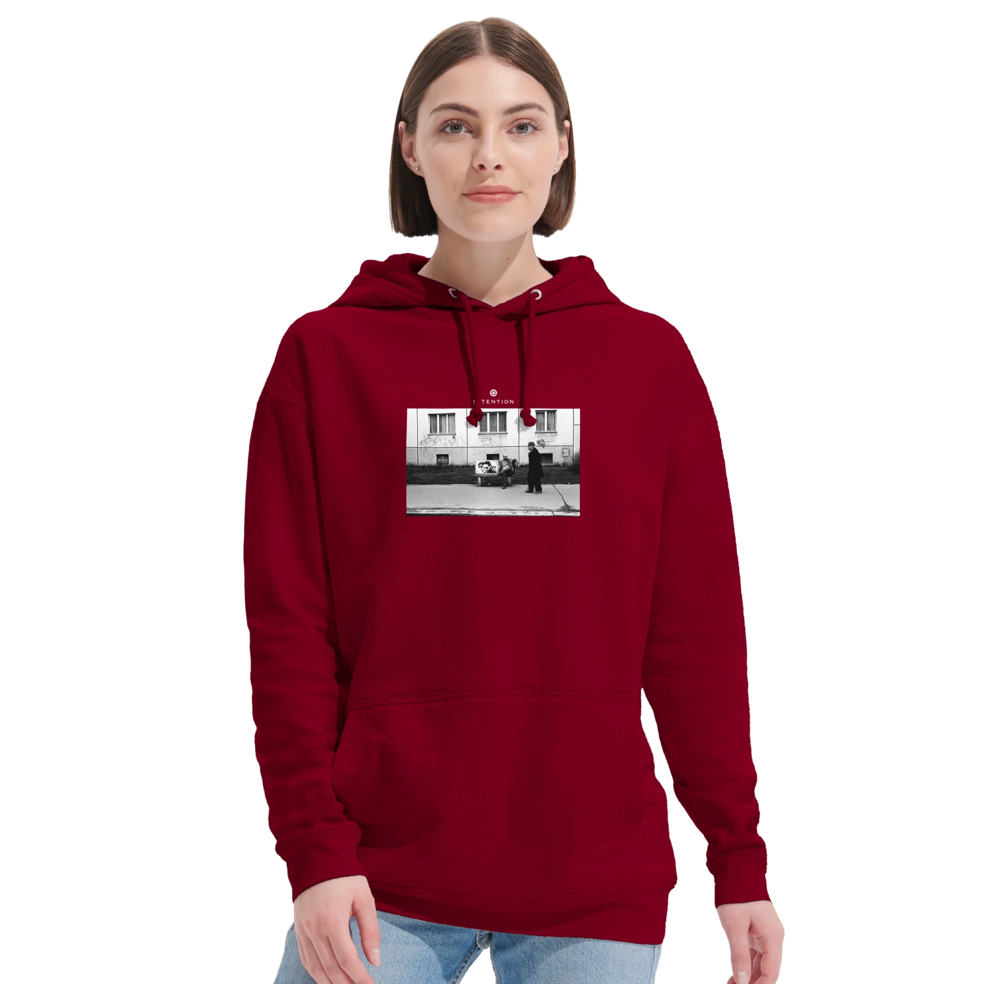 Oneness - "The Urban Matrix" Hoodie Burgundy XS 28