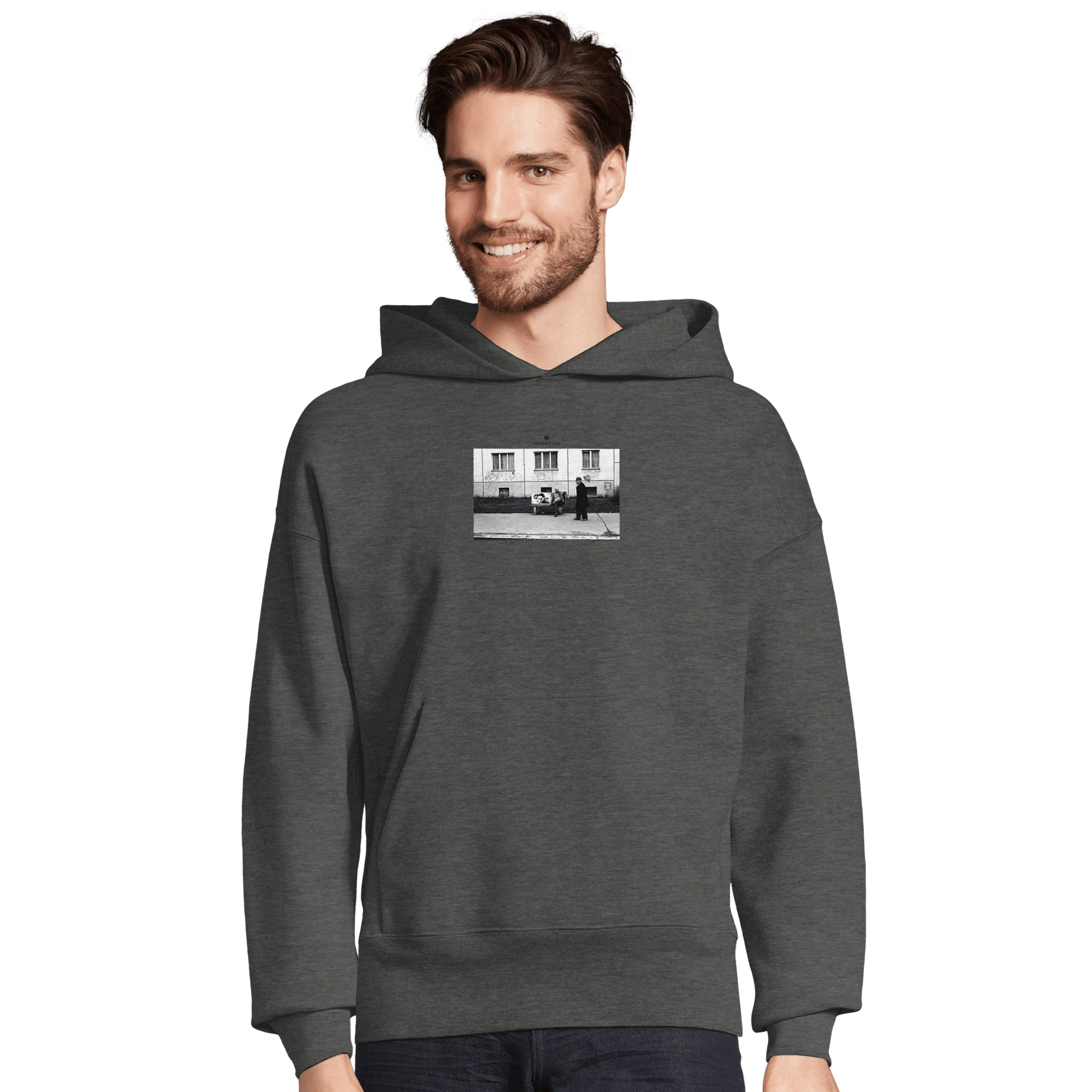 Oneness - "The Urban Matrix" Hoodie Grey Melange XS 6