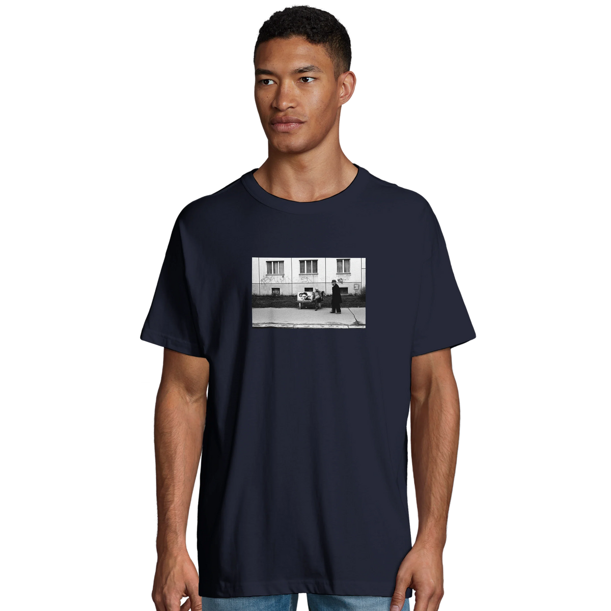Oneness - "The Urban Matrix" T-shirt French Navy 4