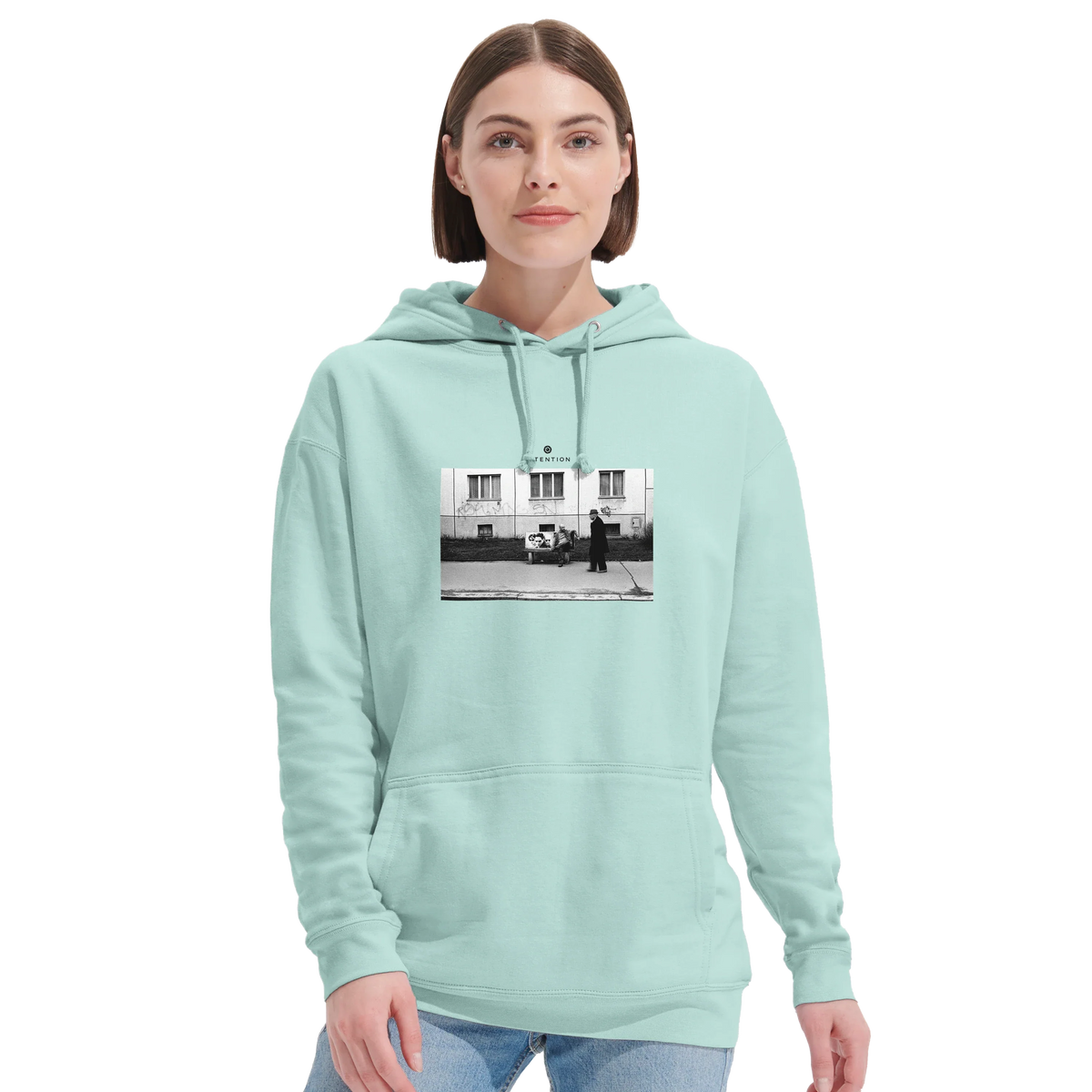 Oneness - "The Urban Matrix" Hoodie arctic blue 5