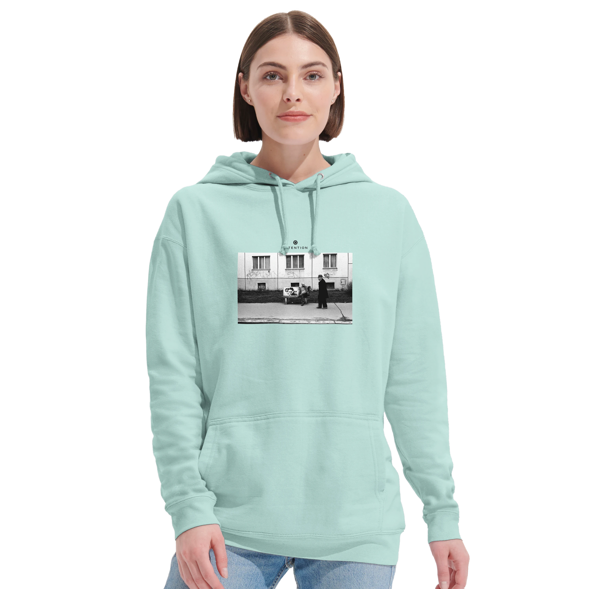 Oneness - "The Urban Matrix" Hoodie arctic blue 5