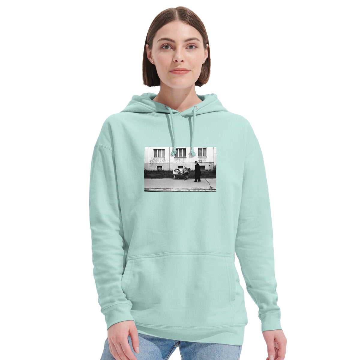 Oneness - "The Urban Matrix" Hoodie arctic blue 6