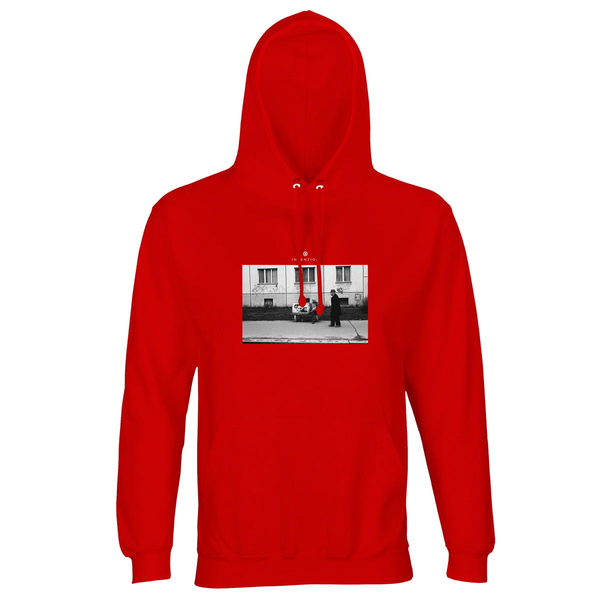 Oneness - "The Urban Matrix" Hoodie Bright Red 1