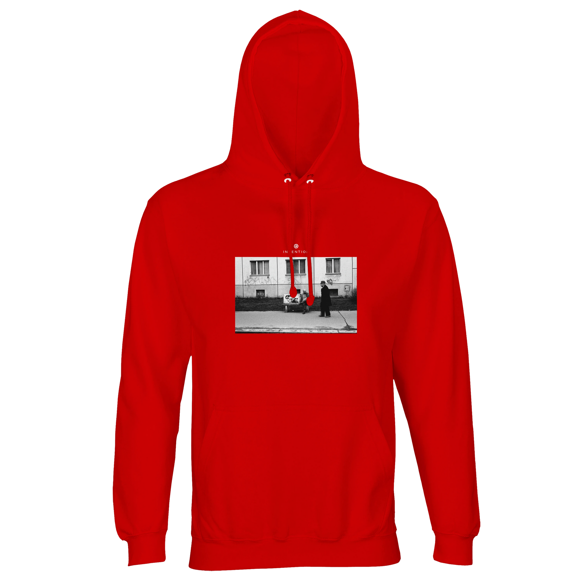 Oneness - "The Urban Matrix" Hoodie Bright Red 1