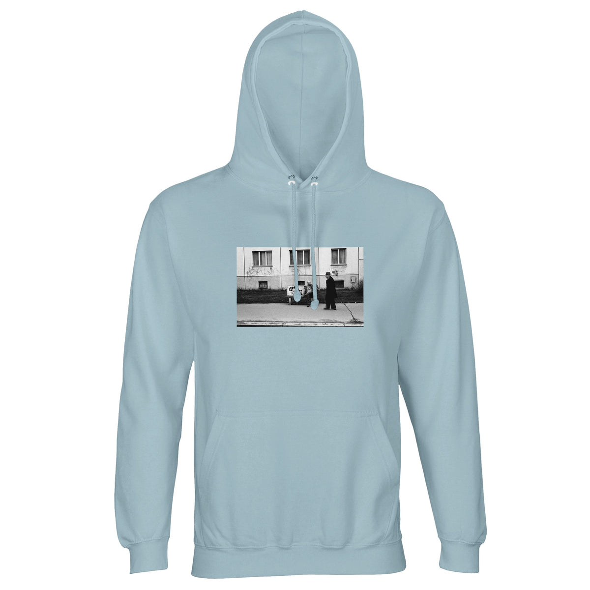 Oneness - "The Urban Matrix" Hoodie creamy blue 1