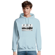 Oneness - "The Urban Matrix" Hoodie creamy blue 3