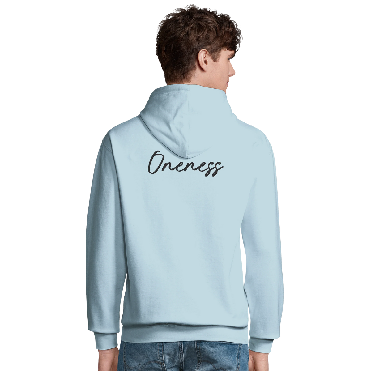 Oneness - "The Urban Matrix" Hoodie creamy blue 4