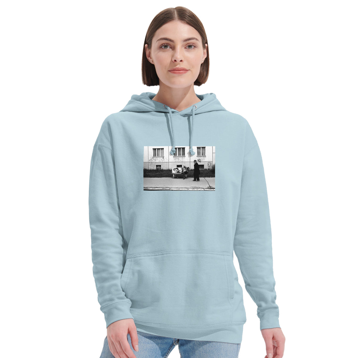 Oneness - "The Urban Matrix" Hoodie creamy blue 6