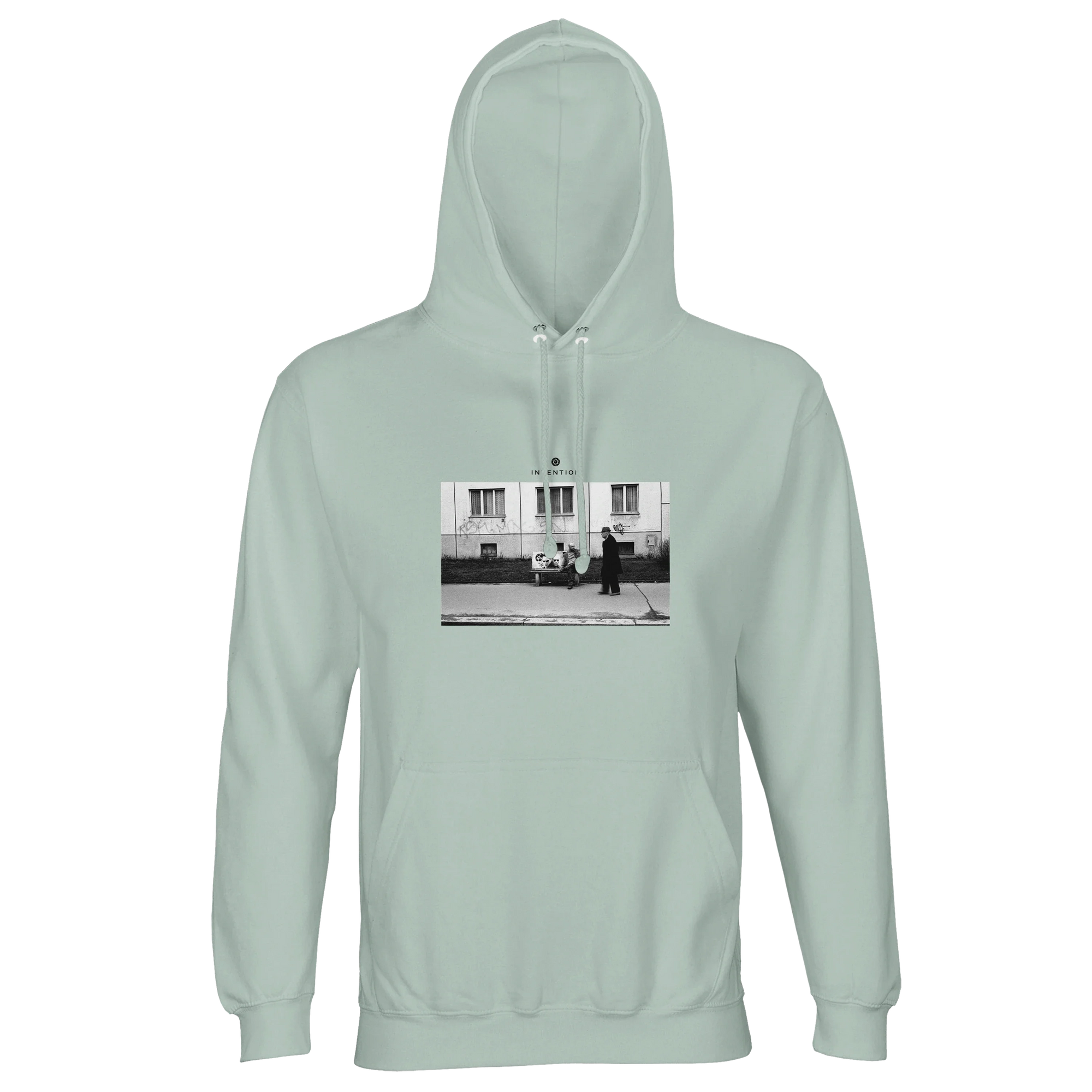 Oneness - "The Urban Matrix" Hoodie creamy green 1