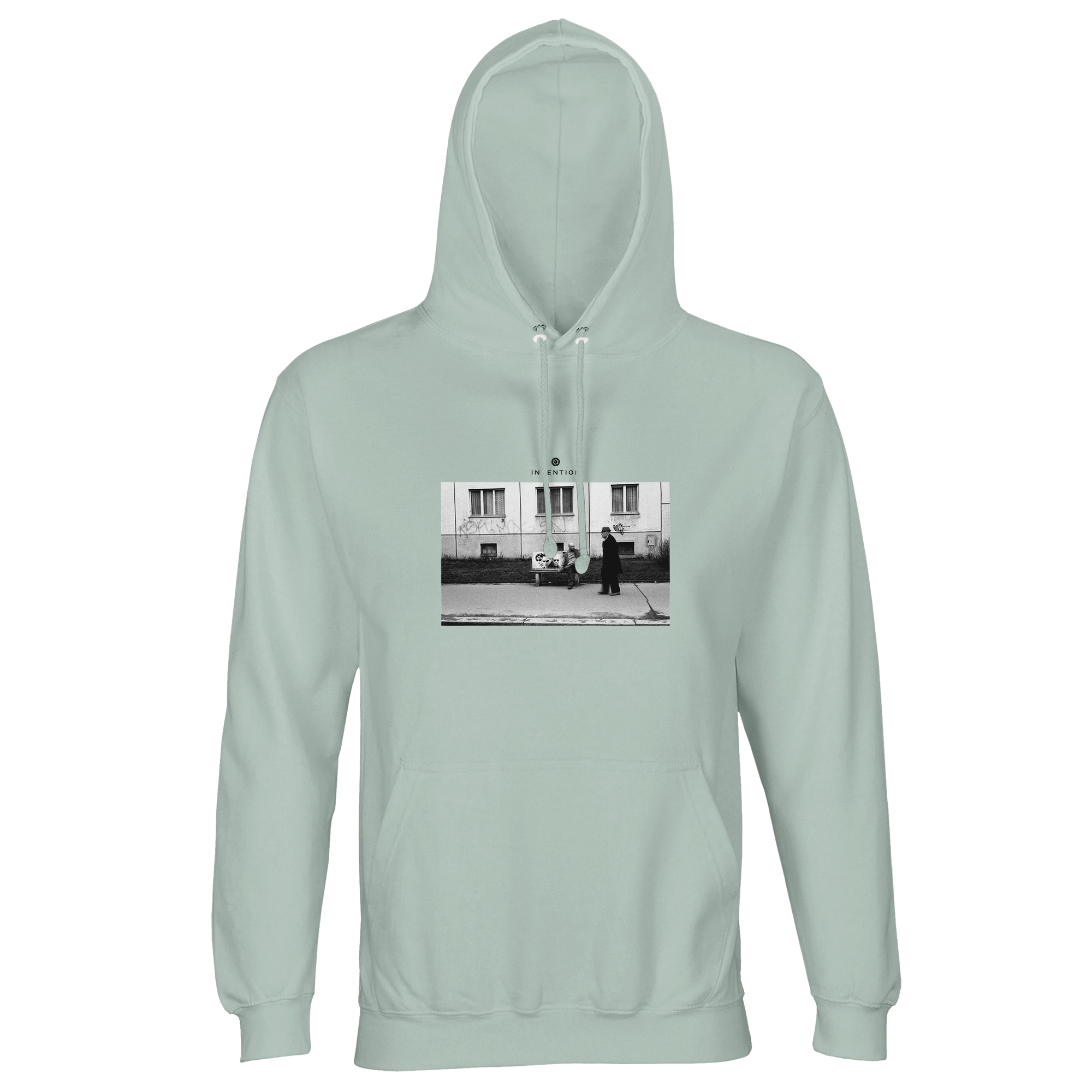 Oneness - "The Urban Matrix" Hoodie creamy green 1