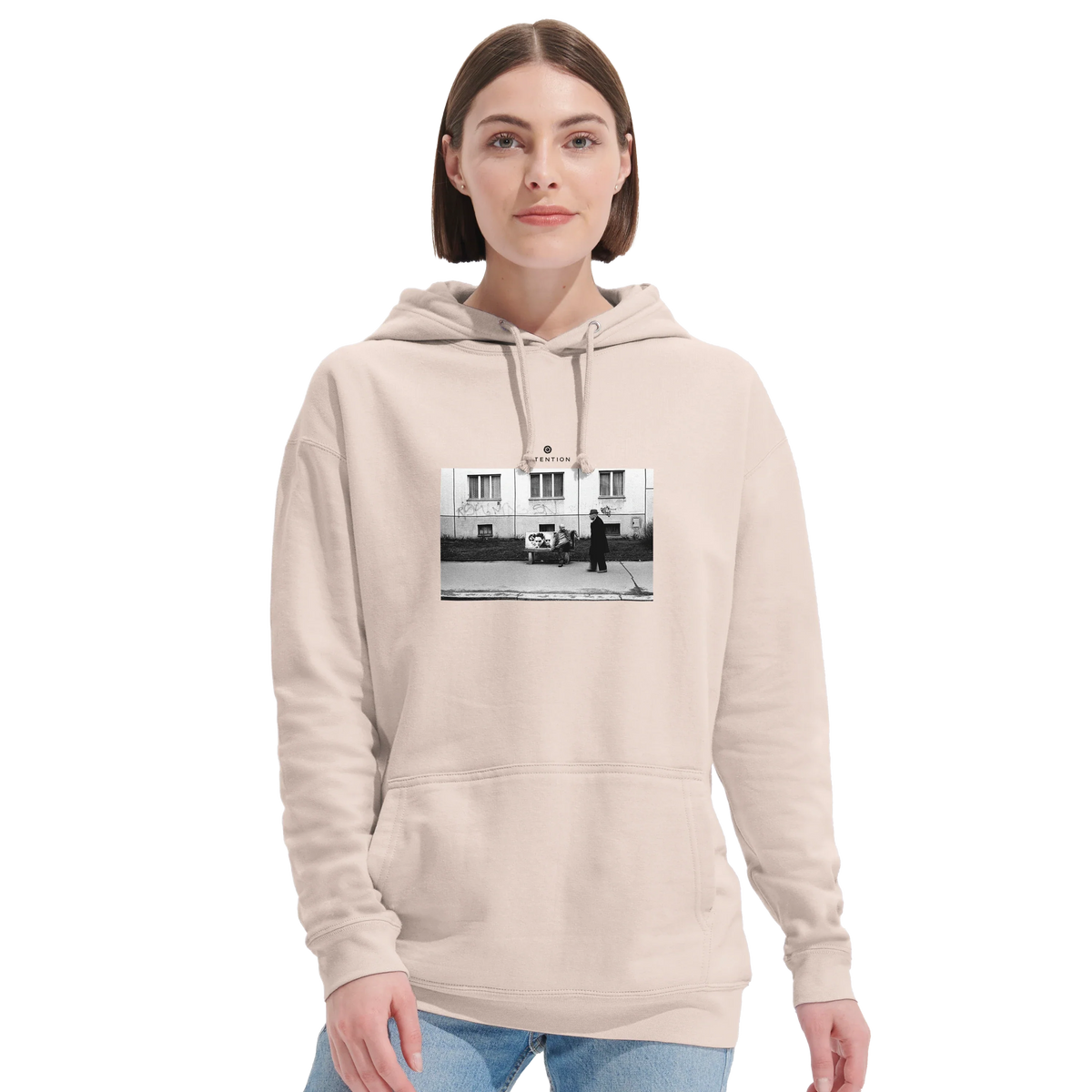 Oneness - "The Urban Matrix" Hoodie creamy pink 5