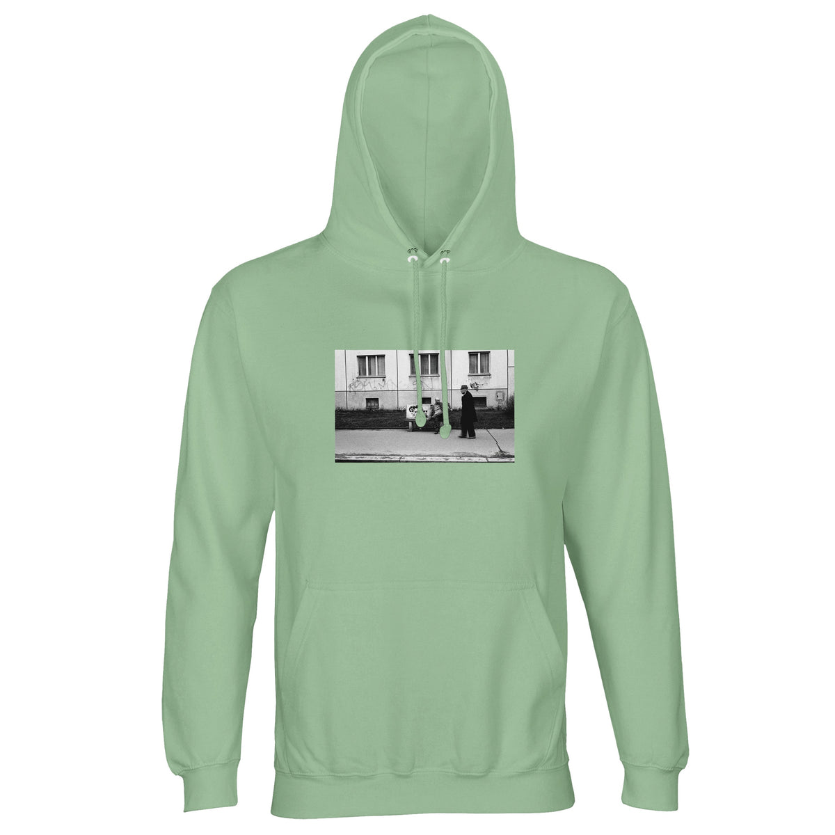 Oneness - "The Urban Matrix" Hoodie frozen green 1