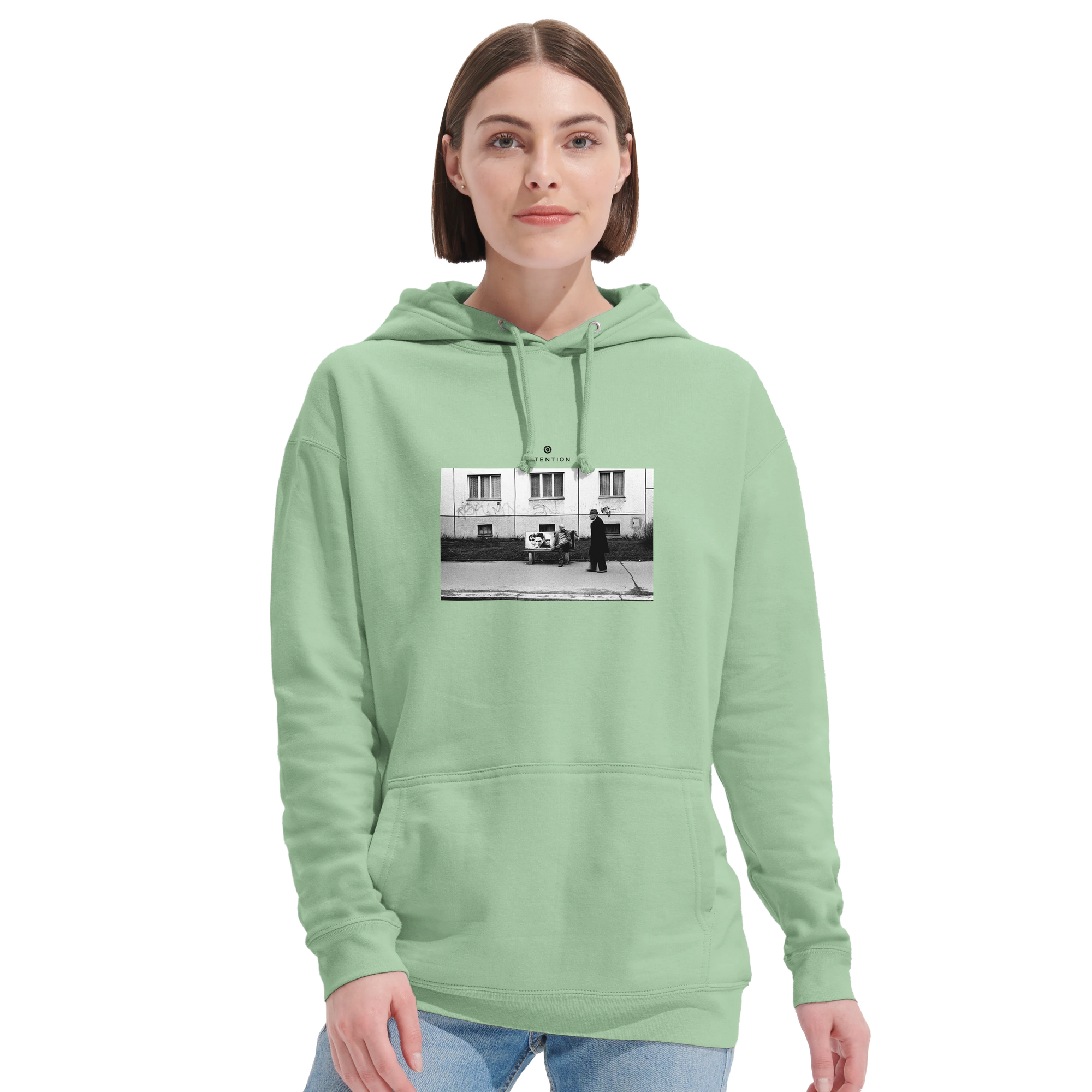 Oneness - "The Urban Matrix" Hoodie frozen green 5