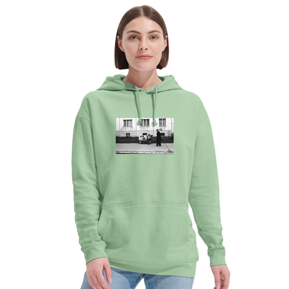 Oneness - "The Urban Matrix" Hoodie frozen green 6