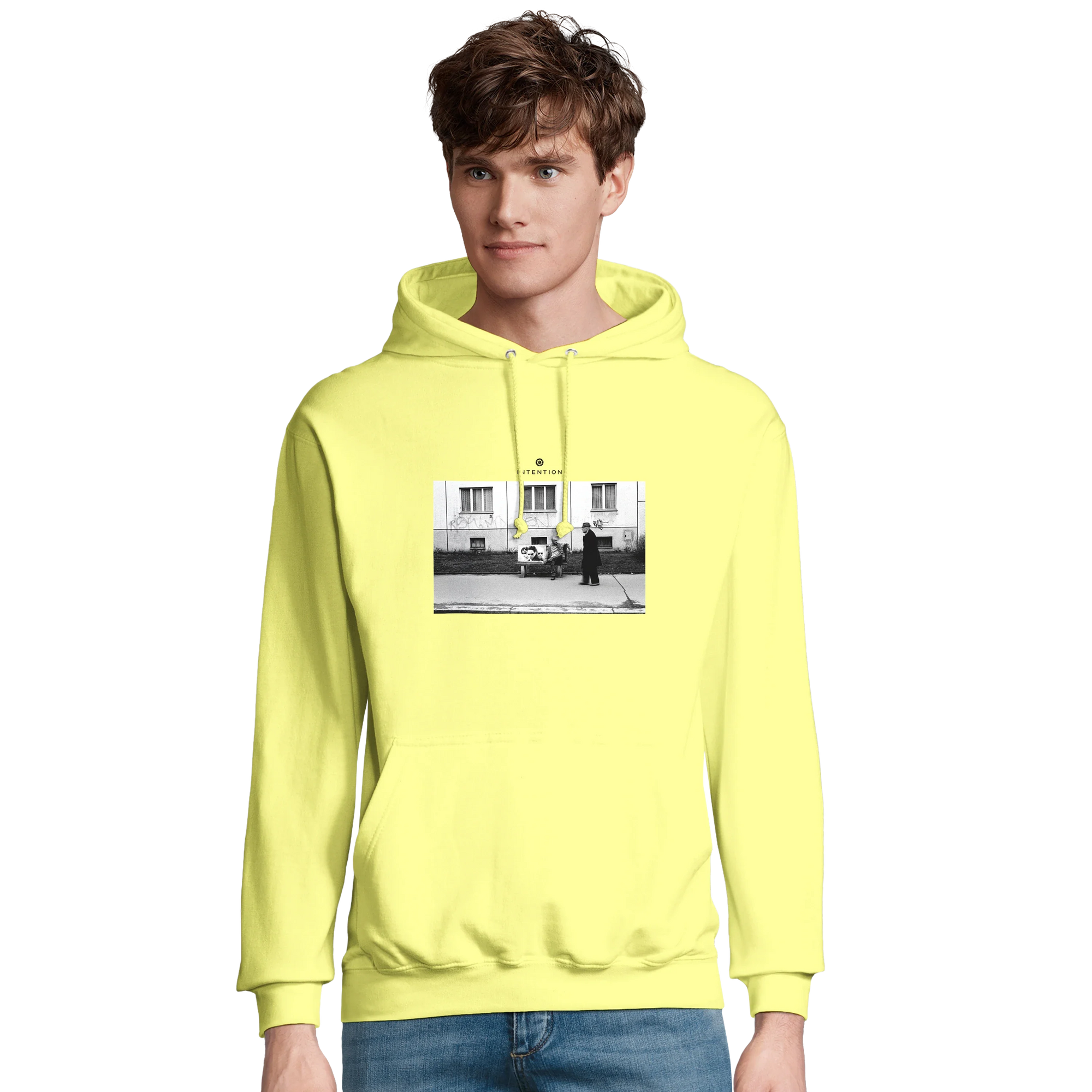 Oneness - "The Urban Matrix" Hoodie Light Yellow 3