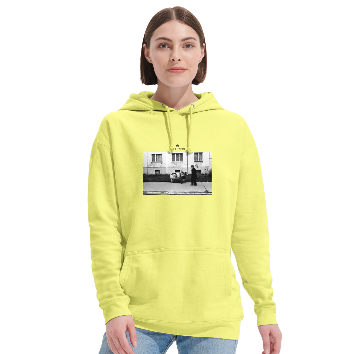 Oneness - "The Urban Matrix" Hoodie Light Yellow 5