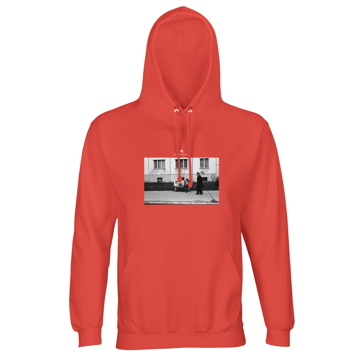 Oneness - "The Urban Matrix" Hoodie pop orange 1