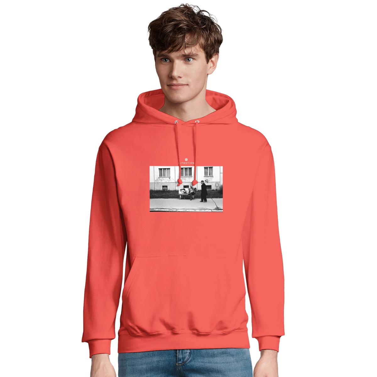 Oneness - "The Urban Matrix" Hoodie pop orange 3