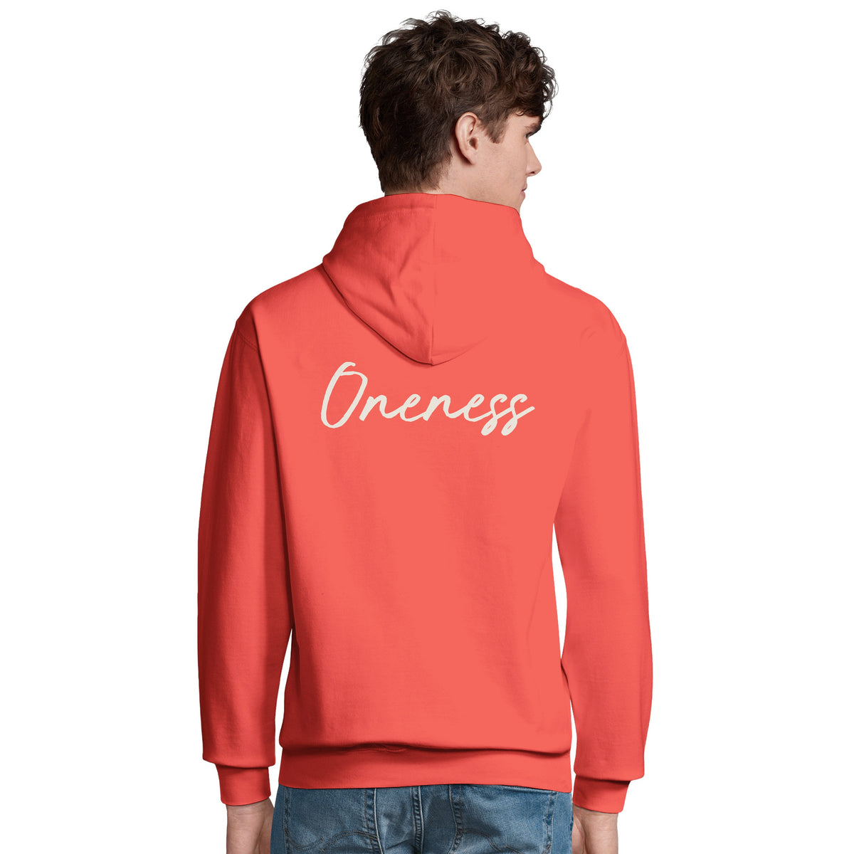 Oneness - "The Urban Matrix" Hoodie pop orange 5