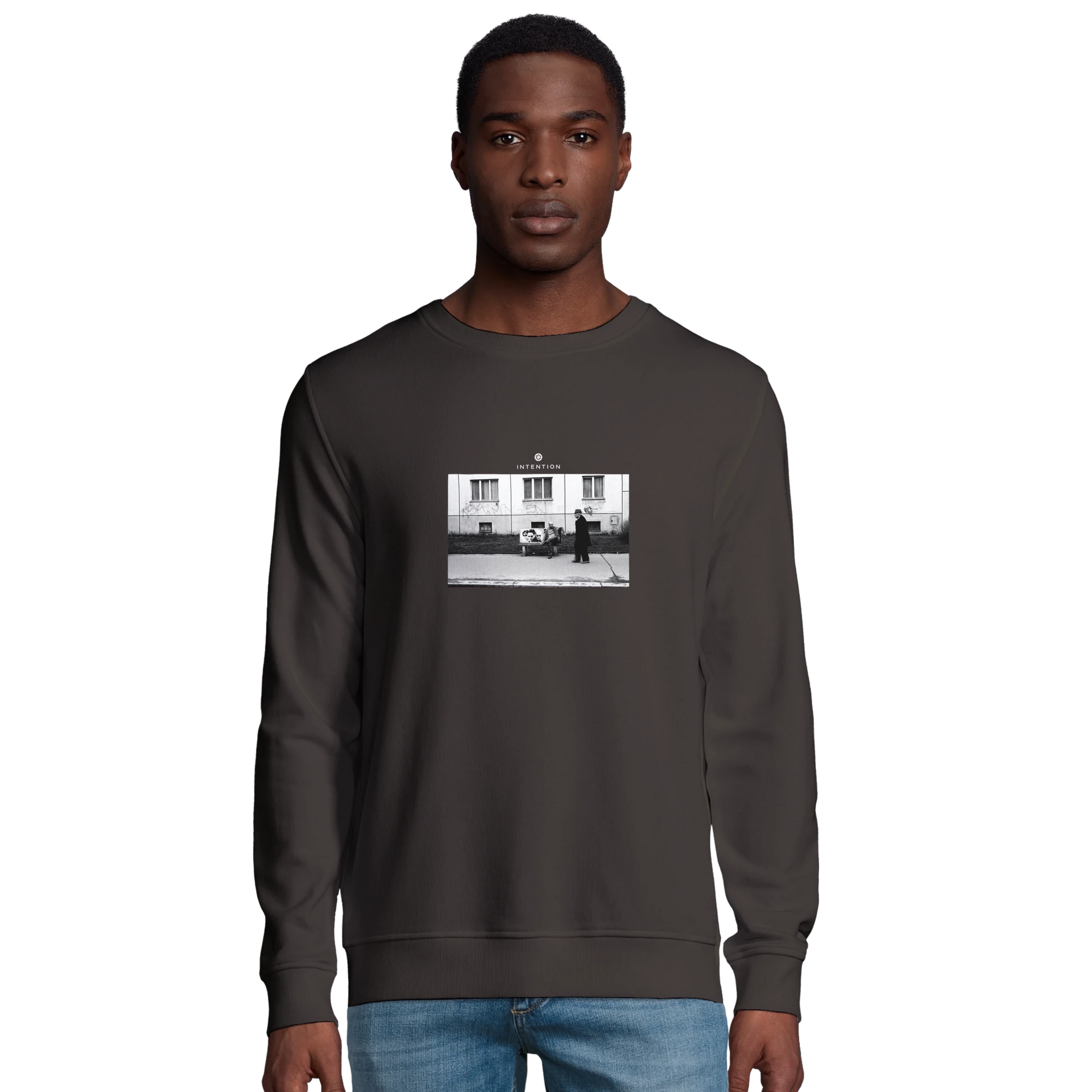 Oneness - "The Urban Matrix" Sweatshirt deep charcoal grey XS 12
